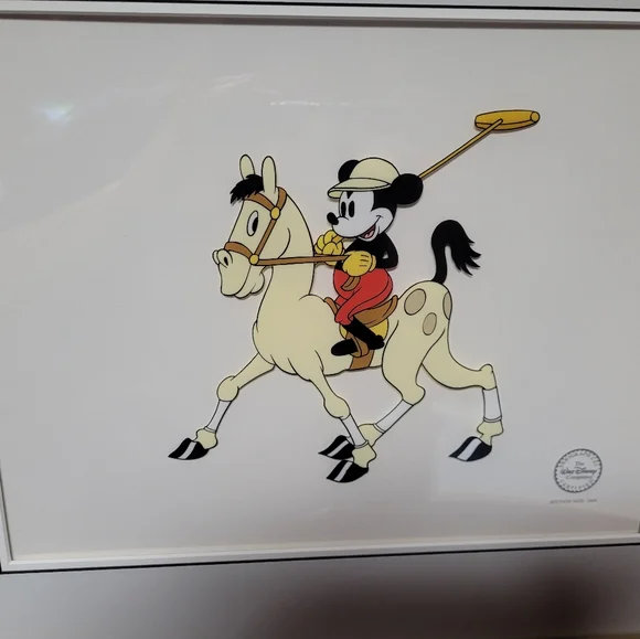 Disney Mickey Mouse Polo Framed Art 19"w X 16"h - Picture 3 of 7